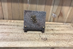Petite plaque granit, bronze rose